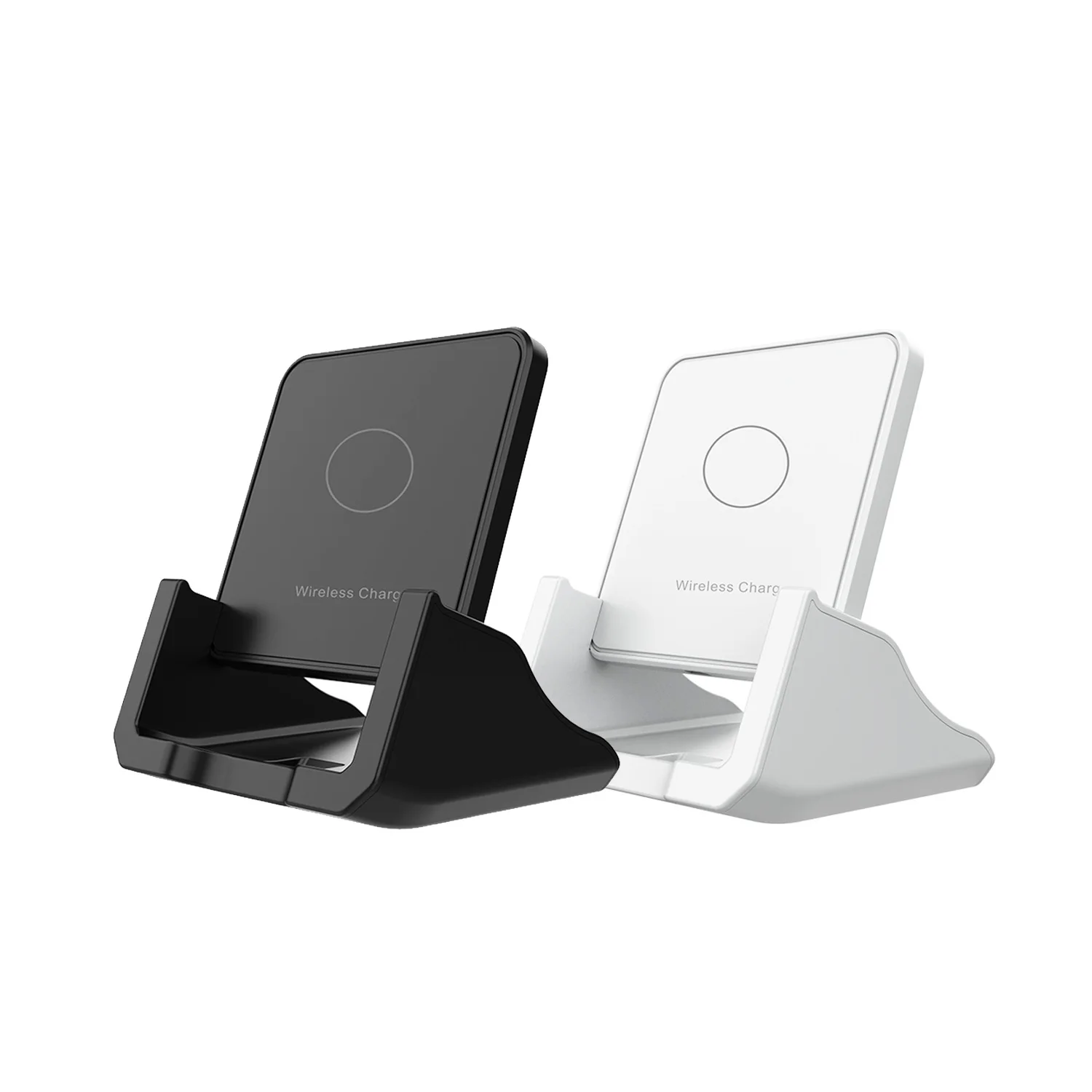 universal wireless charger stand for iphone samsung galaxy usb type-c Qi 10w fast charging desk wireless charger pad