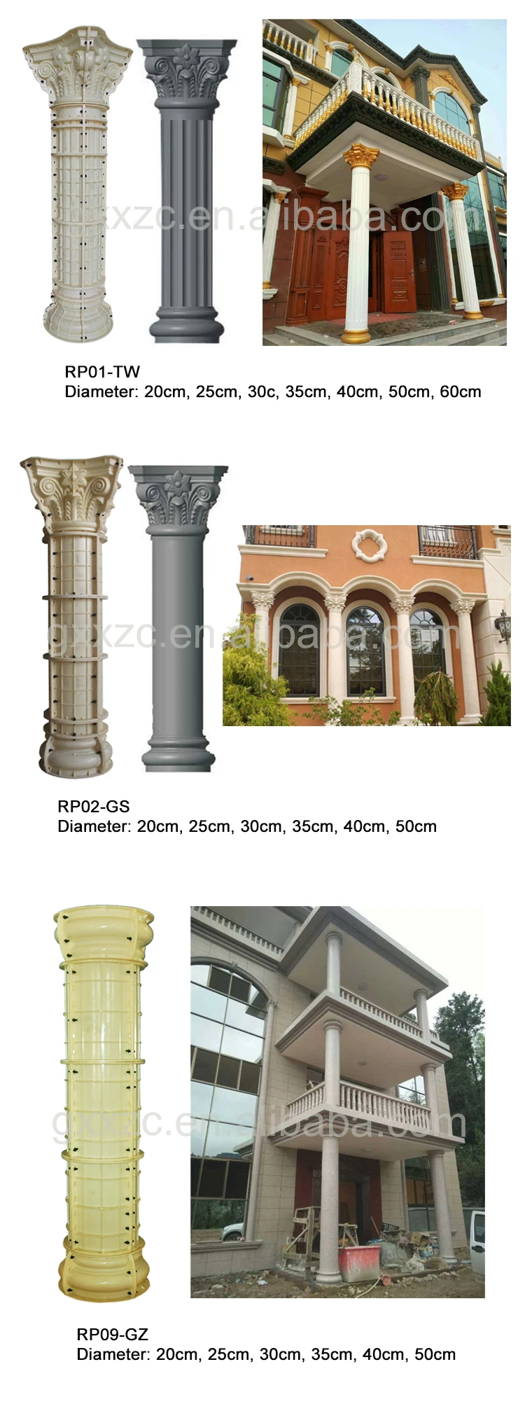 Unique Decorative Concrete Plastic Pillar Molds Buy Plastic Pillar