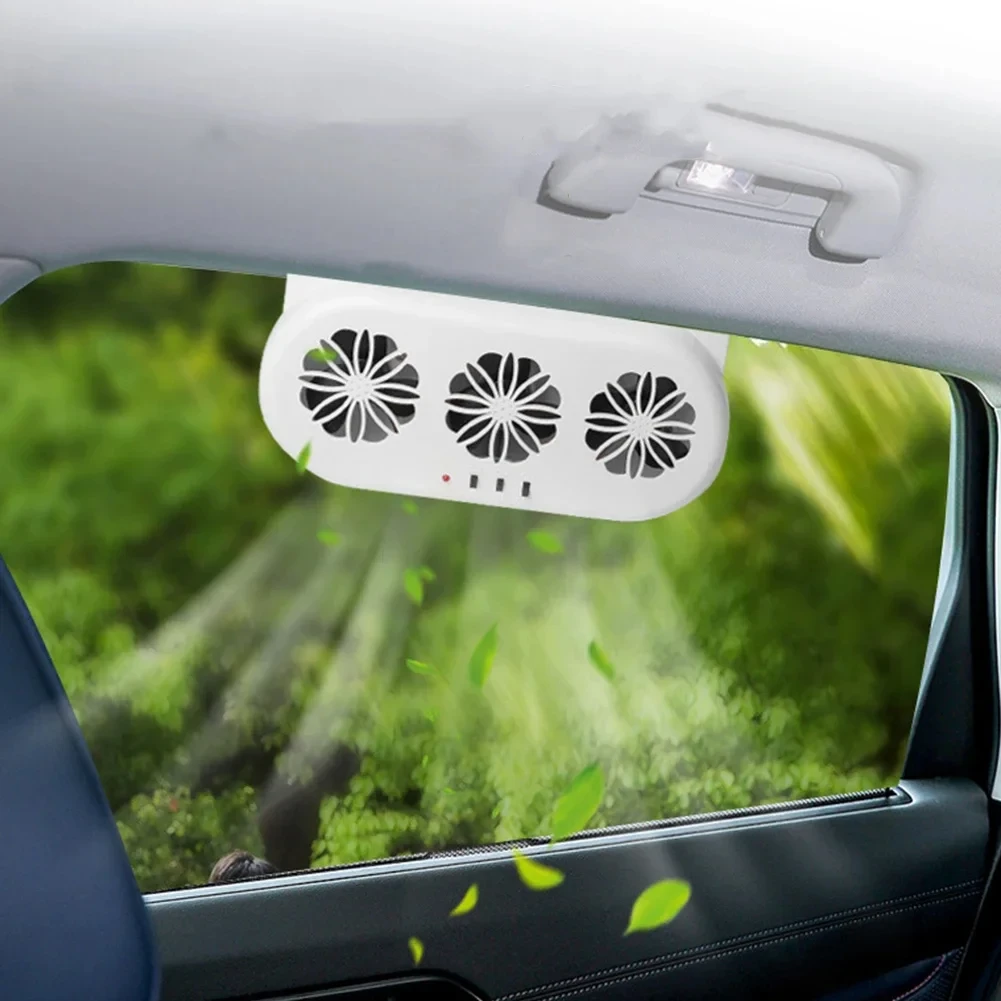 Car Exhaust Fan, Solar, USB - detail 12