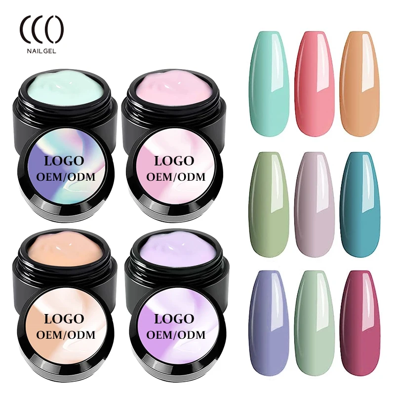 Cco Fashion Trend Solid Cream Gel Polish Private Label 48 Colors Solid