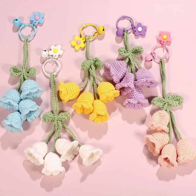 Lily Flower Charm for Keyring