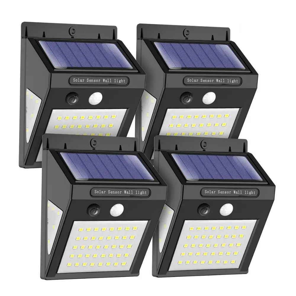 DIFUL Outdoor Wall Light 50 LED Solar Garden Lamps 5V 10W 3000mAh SMD Led Lamp Motion Sensor Easy To Install Solar Lights