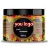 2019 fancyli hot sell CBD gummies 8oz 500mg packed in Jar Made in USA