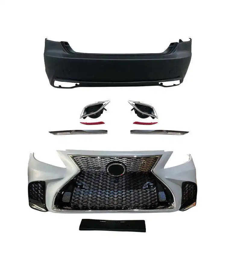 Lexus LS460 Front Bumper Upgrade Kit (2006-2021) - LS600HL Grille