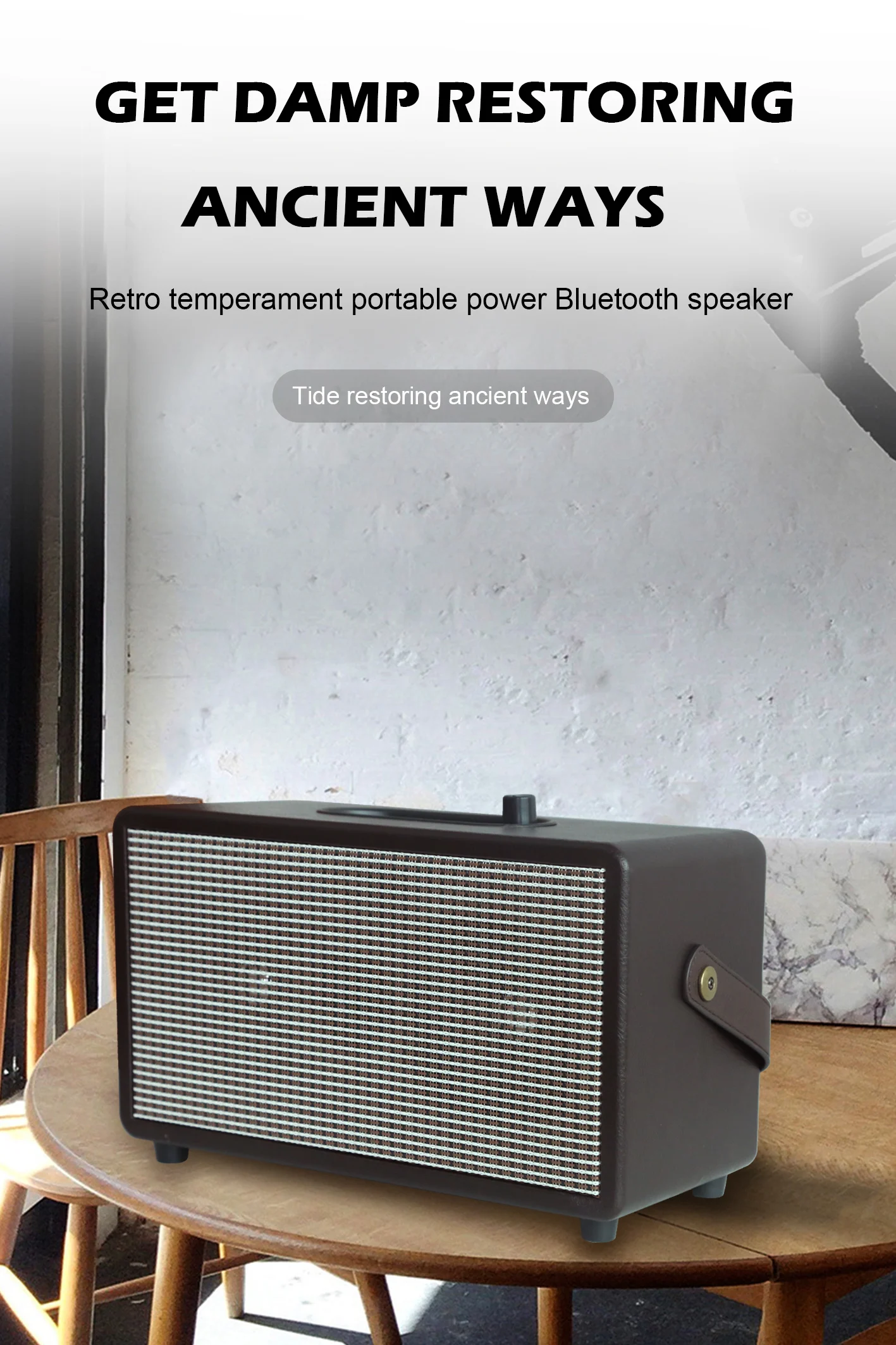 High power portable trolley wireless bluetooth speaker - ANKUX.COM