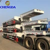 Hydraulic 2 axle 3 axle 4 axle Lowbed 80 ton 100 ton 120 ton 150ton low loaders 40ft containers low bed semi Trailer