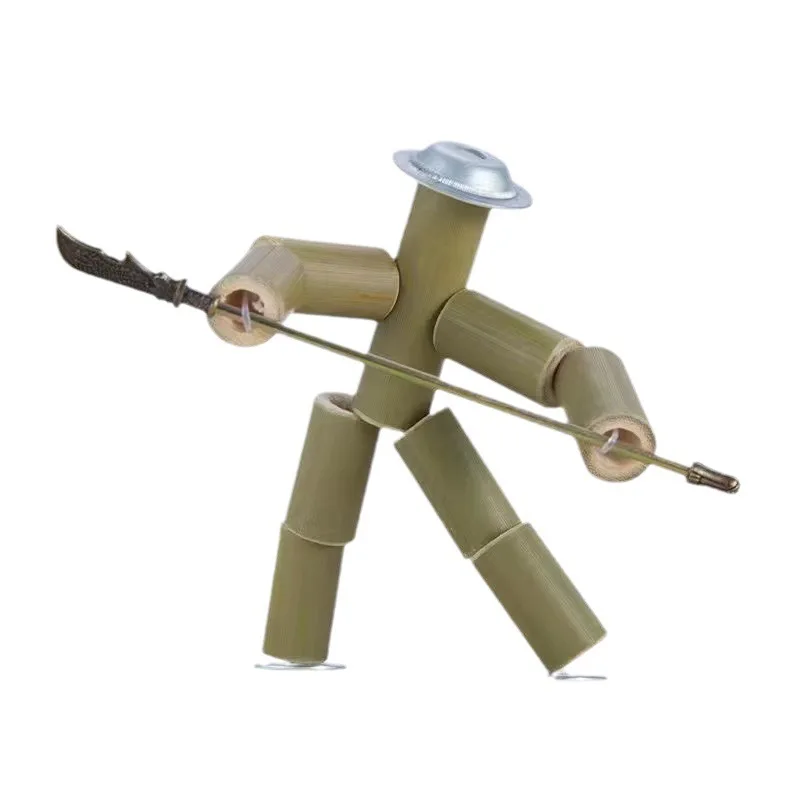 Duelist Bamboo Man Battle Toy Balloon Head Table Advanced Twoperson Handmade Materials Pack