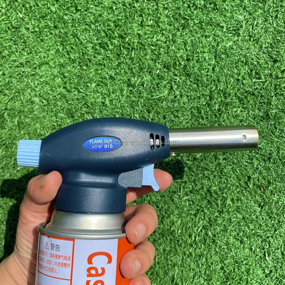 915 Flame Gun Blow Gas Torch Fire Gun Butane For Portable Welding Flame