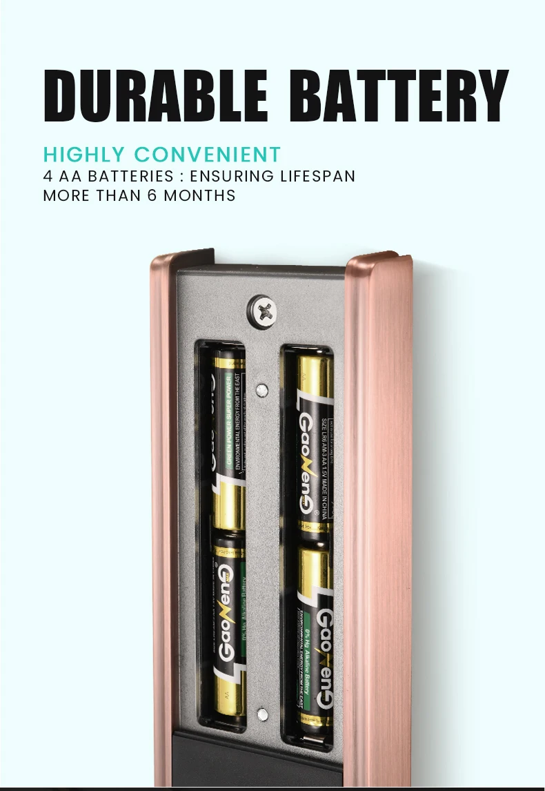Zigbee Fingerprint Electronic Smart Password Door Lock locking system, hotel rfid door lock system, hotel door lock system - ANKUX.COM