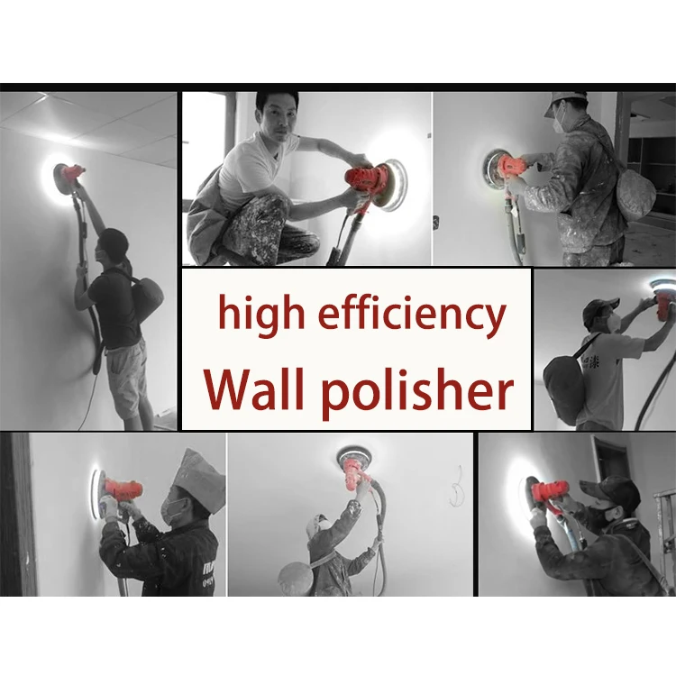 High Performance 1200-2300R / Min Drywall Sander Machine Electric Dry Wall Polisher