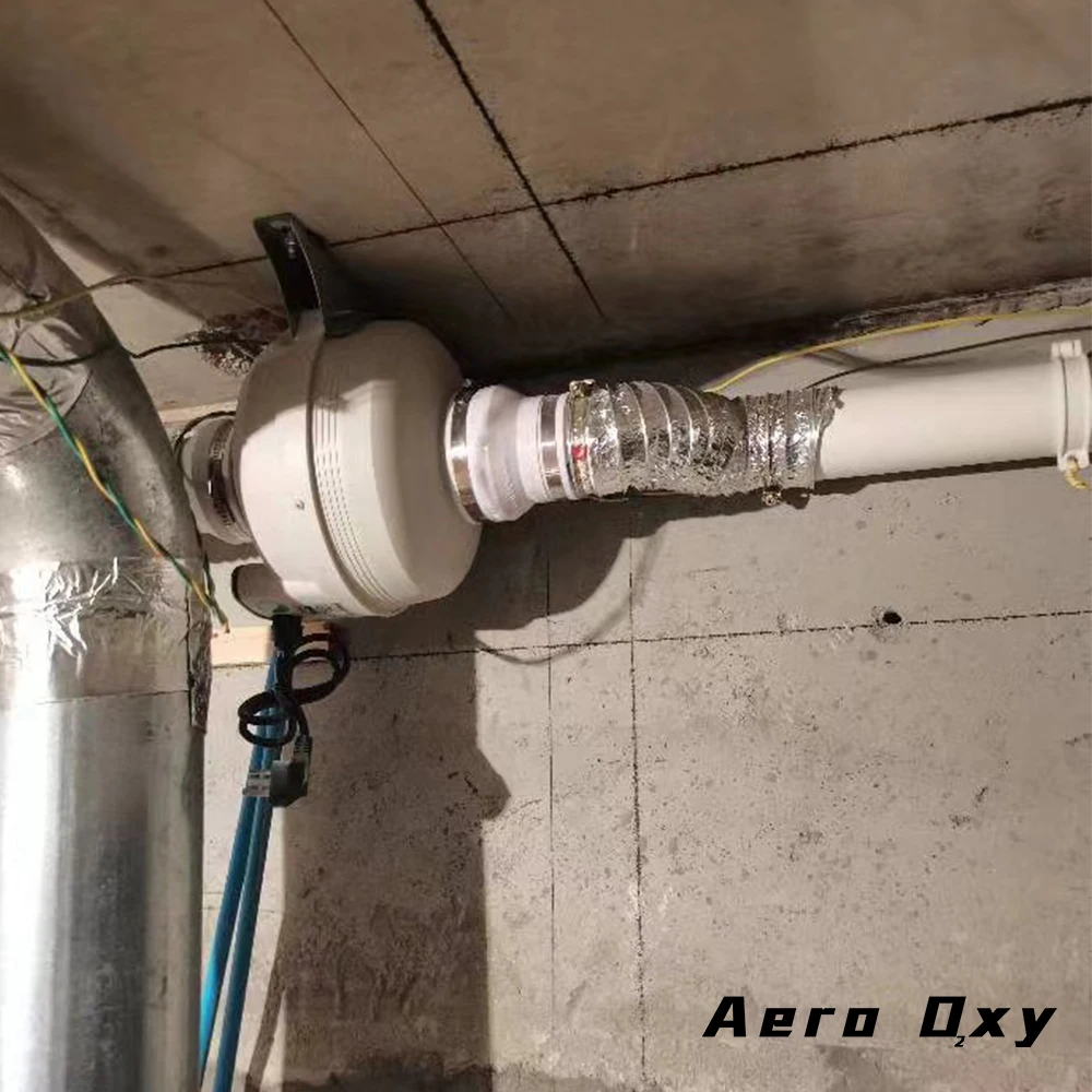Inline Duct Fan, IP65, Waterproof, Plastic, Brushless - detail 12