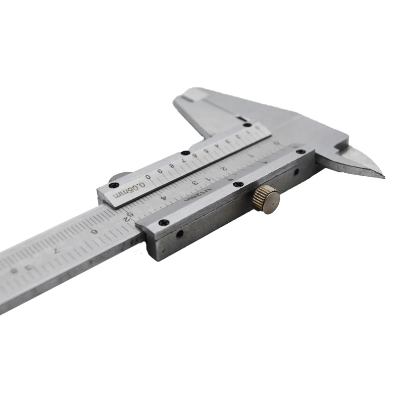 0-150mm Carbon Steel Metal Vernier Caliper Micrometer Gauge Vernier Ruler New 