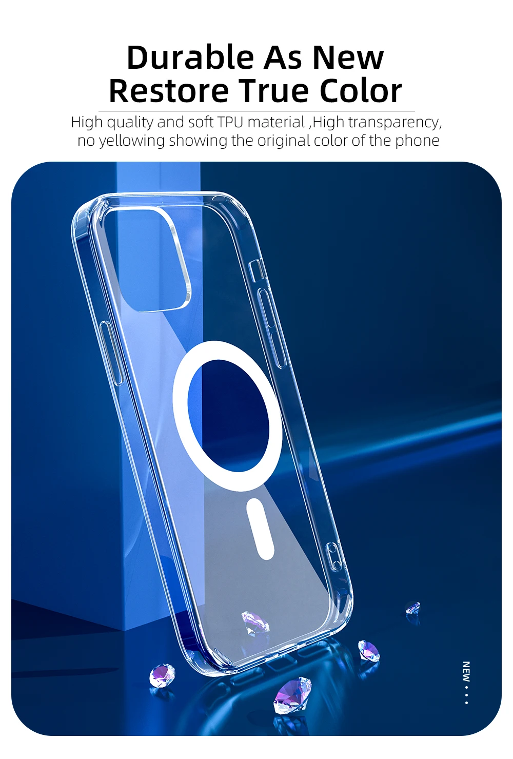 Transparent Clear Phone Case Tpu Phone Case For Iphone 14/ 13