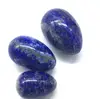 Wholesale natural qingjinshi stone postpartum repair egg shape of blue crystal stone