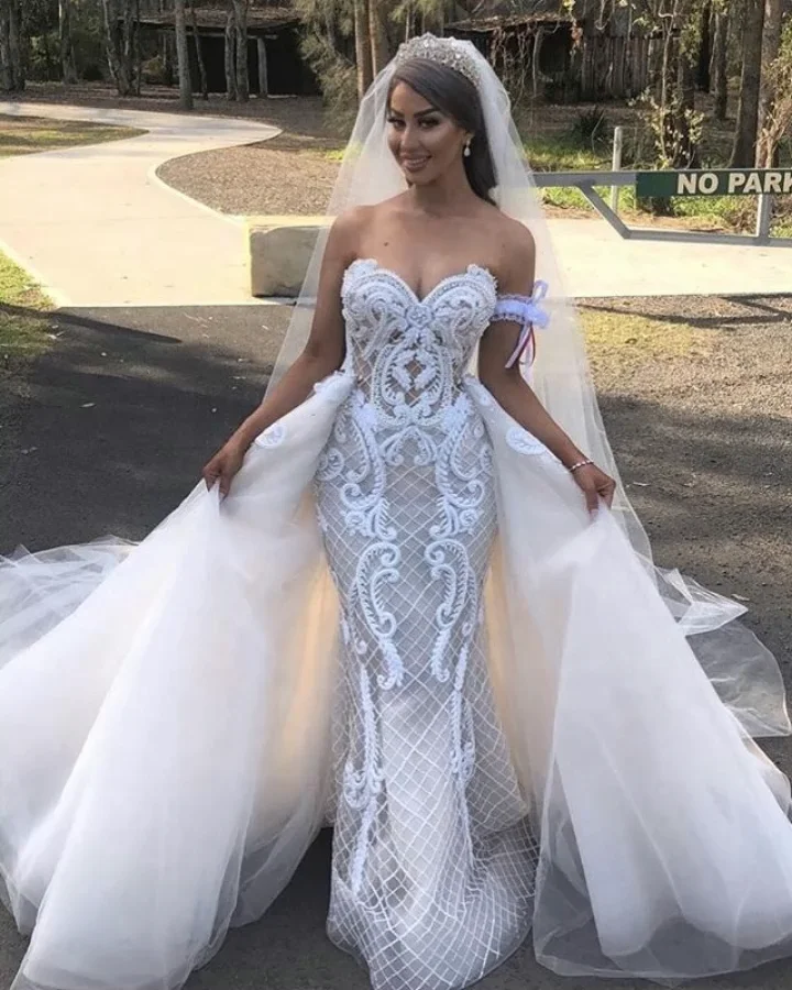 sexy mermaid wedding dresses