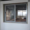 new design double large aluminum window with grill design window louver steel doors