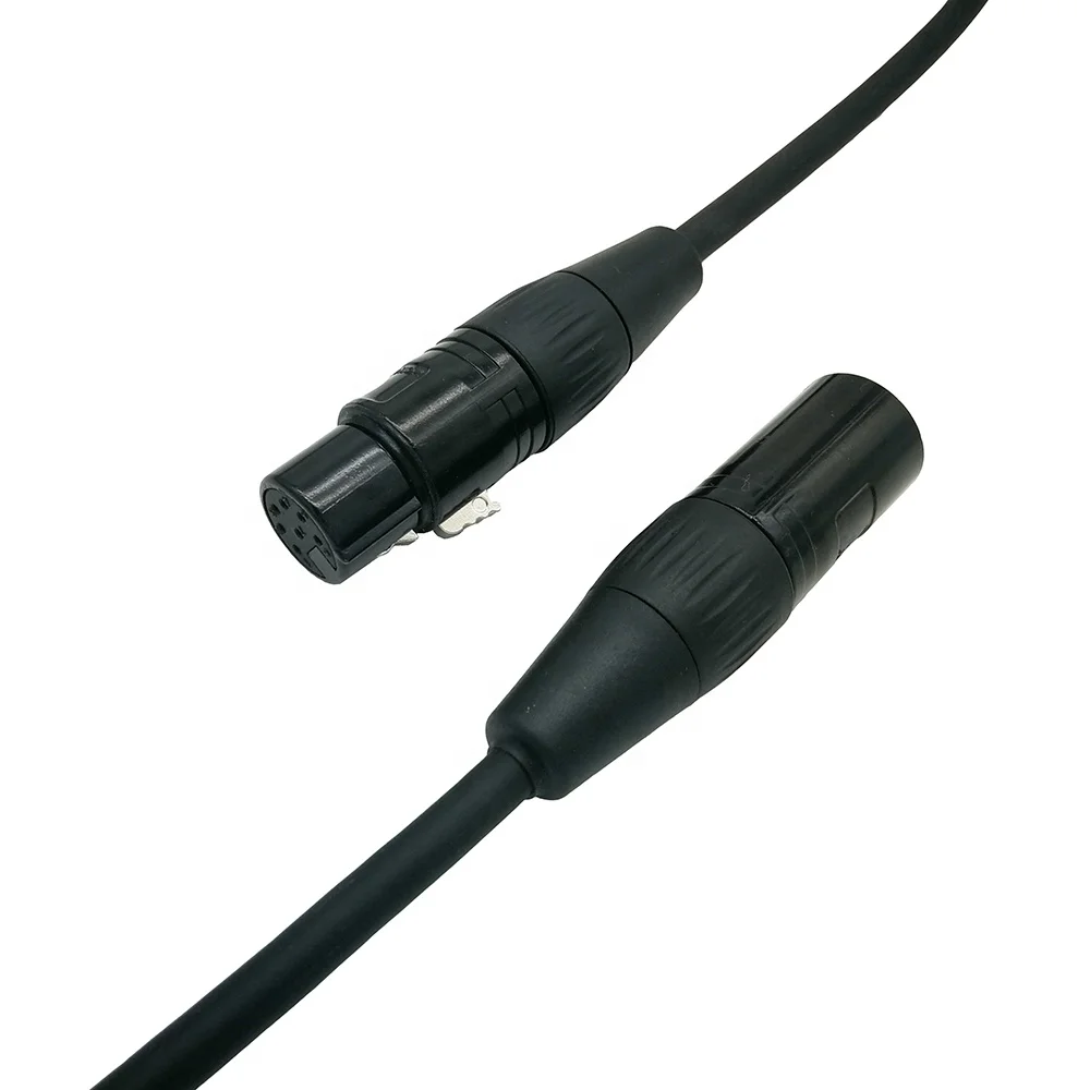 3pin Xlr Cable 7pin Xlr Male To Female Coiled Cable Spring With 3.5mm