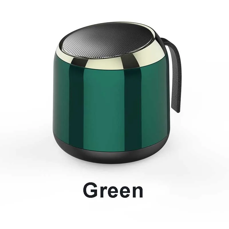 New product metal outdoor waterproof card round subwoofer wireless audio bluetooth speaker - ANKUX Tech Co., Ltd