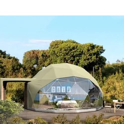 Outdoor Special Large Geodesic Dome Home Luxury Hotel glamping trade show tent waterproof igloo pvc prefab dome houses for sale