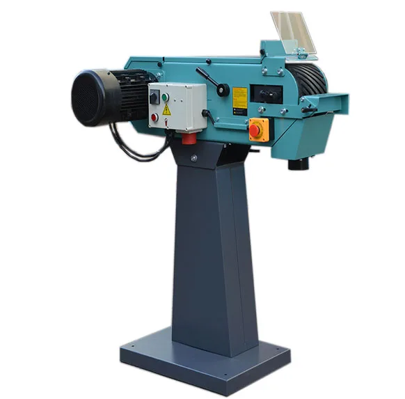 Wide Belt Sander Machine With Metal Tube Deburring For Curved Surfaces
