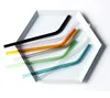 dia 8mm fancy durable colored glass straws