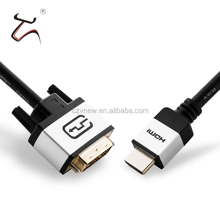 Vnew factory cheap price new design hot sell 24k hdmi male to DVI male cable for PS3 PS4 HDTV Project computer - ANKUX.COM