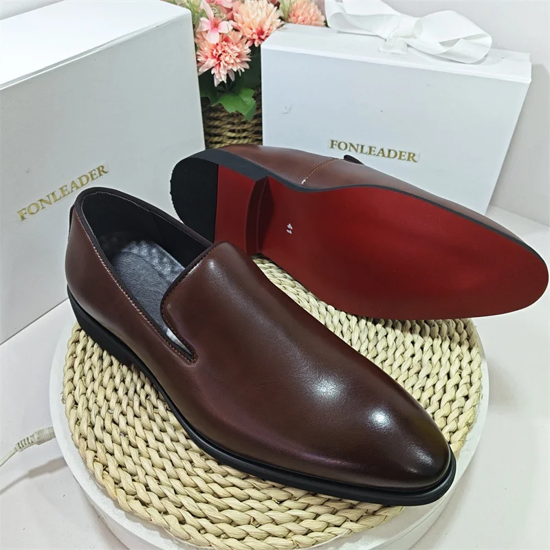 red bottom dress shoes for men Men's Christian Louboutin Dress Shoes