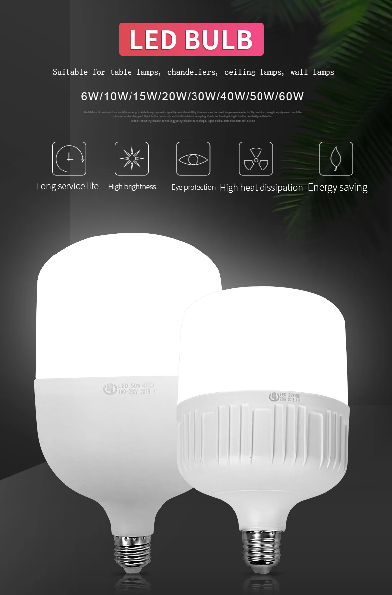 LED bulb Lamp e14 Drop 4w = 40w 175-265v Radius 200 ° 3 years Warranty 