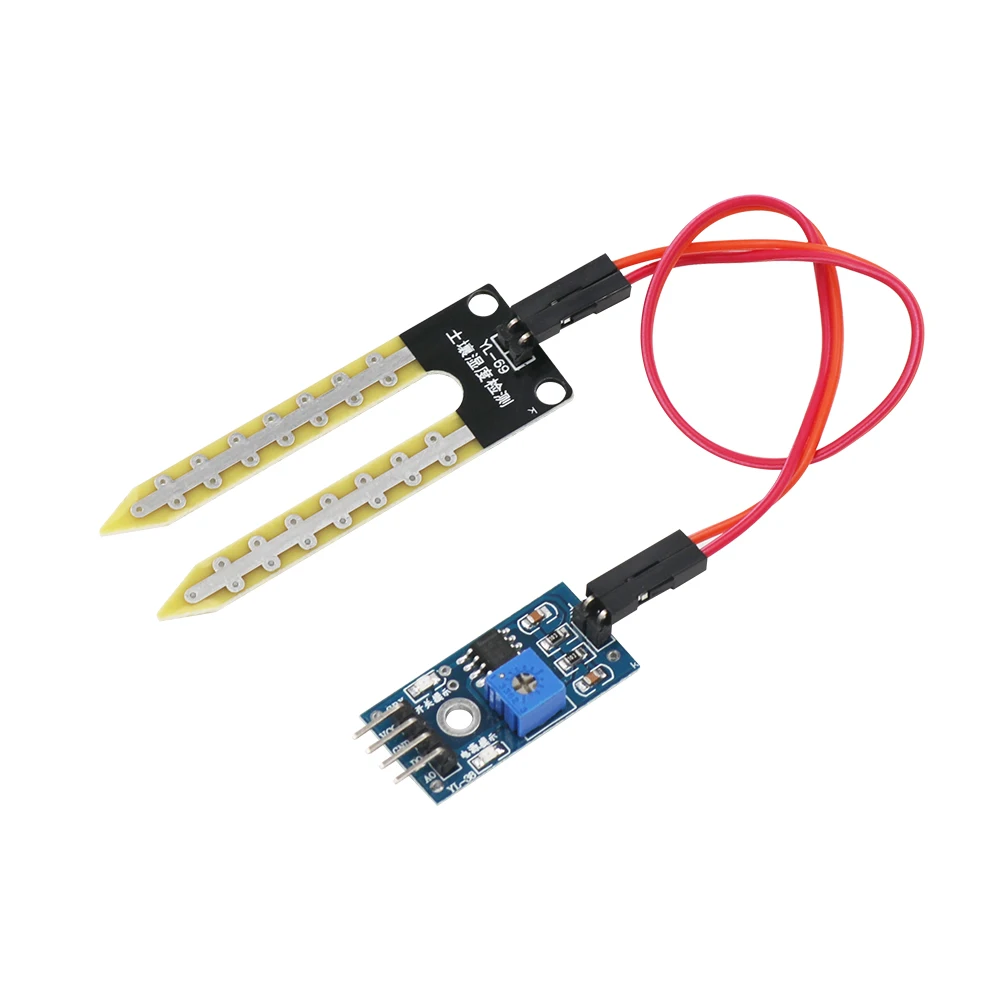 Soil Sensor Temperature Humidity Sensor Lm393 Chip Soil Moisture Sensor ...