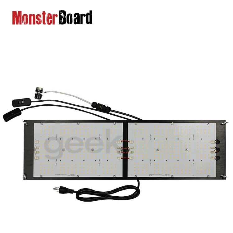 geeklight hlg 240 monster board v4 plus lm301h cree 660nm with lg uv cree ir separate control indoor grow lights