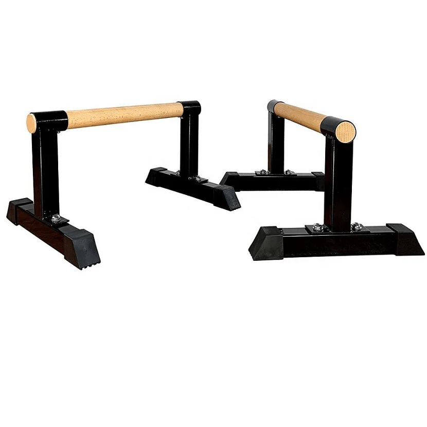 wellshow运动木制推拉杆伸展支架体操防滑手架杆手柄健身操