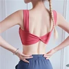 Reach the fullest expression of your poses in this bra with lots of strappy detailing