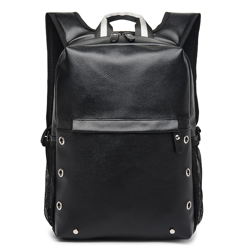 Fashion Men's Leather Backpacks Business Leather Laptop For Men - Buy ...