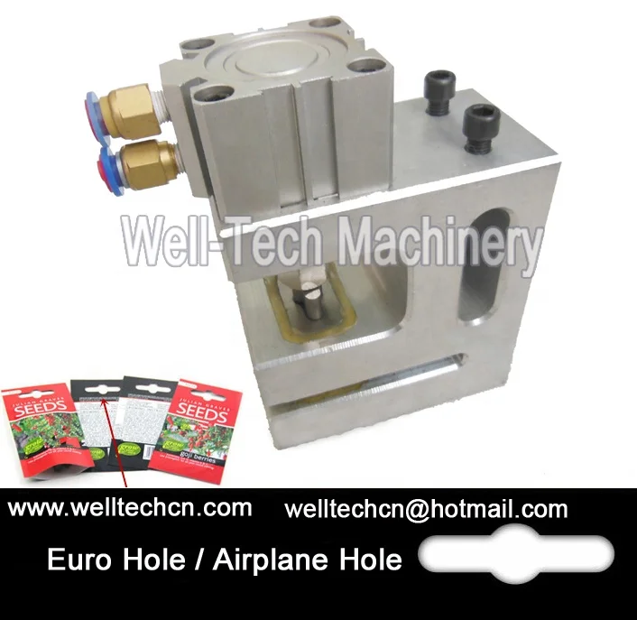 Custom Airplane Hole Puncher Pneumatic Punch Machine Sizes 30mm*12mm