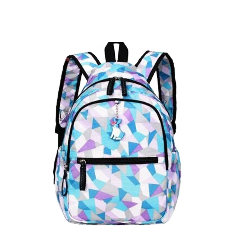 New Conrast Color Geometry Pattern Kid Smiggle School Bag Backpack For ...