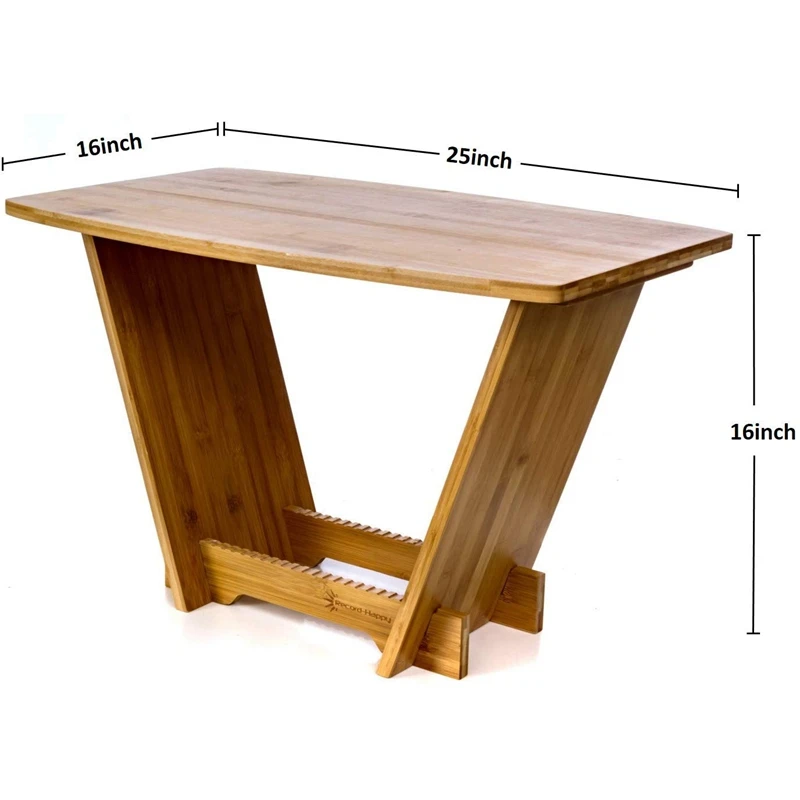 Bamboo Lp Record Holder Display Shelf Vinyl Albums Record Storage Buy