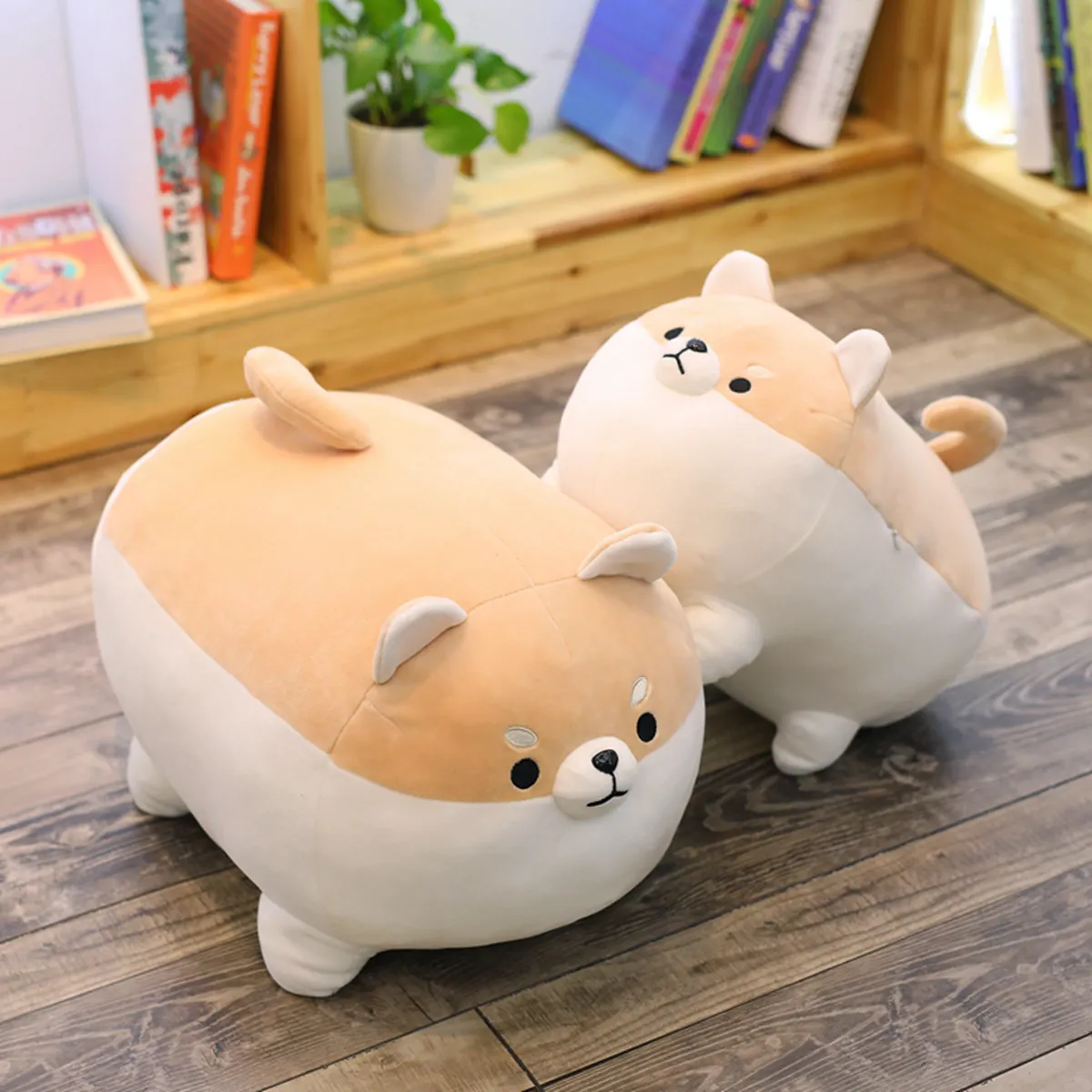 1PC New 40cm Cute Shiba Inu Dog Plush Toy Stuffed Soft Animal Corgi Chai Pillow 