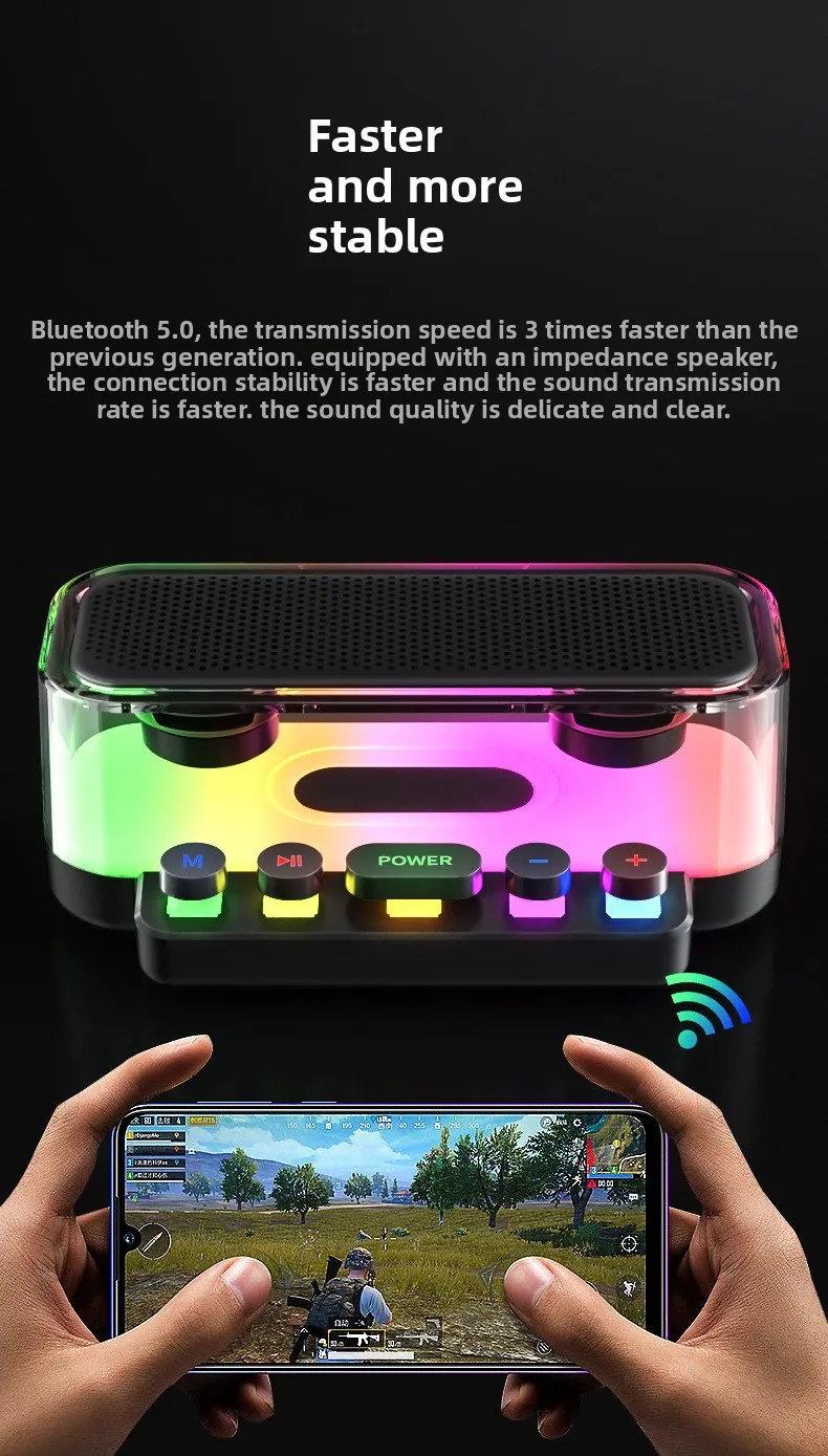 Multifunctional Z6 Wireless Desktop for BT Speaker High-Volume Portable Outdoor Subwoofer Cross-Border New Model Home