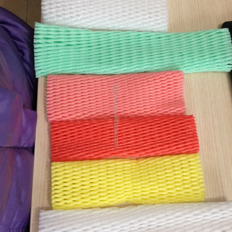 Biodegradable Epe Foam Packaging Protective Sleeve Net Mesh Netting For