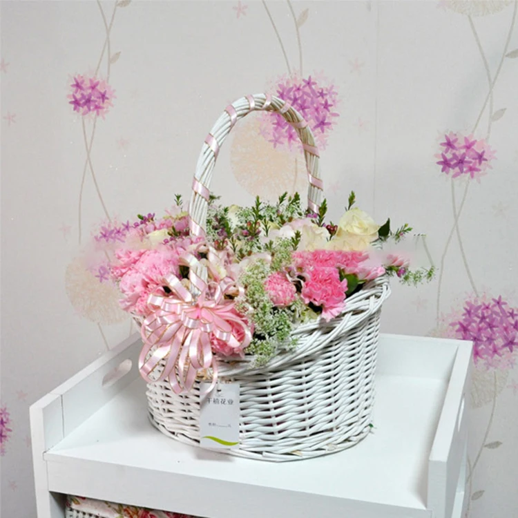 Hot Sell Natural Decorative Baskets For Wedding For Gift Buy