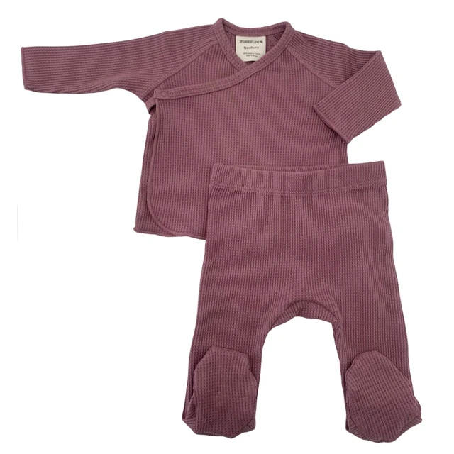 2021spring Autumn Ribbed Cotton Kimono Baby Outfit Buy Outfit,Baby
