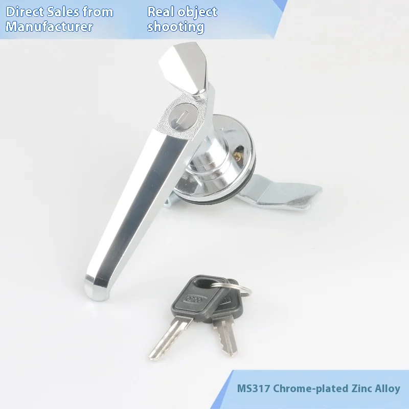 Outdoor Waterproof Handle Lock Distribution Cabinet Industrial MS317 Aluminum Profiles Dustproof Cover Waterproof Lock factory