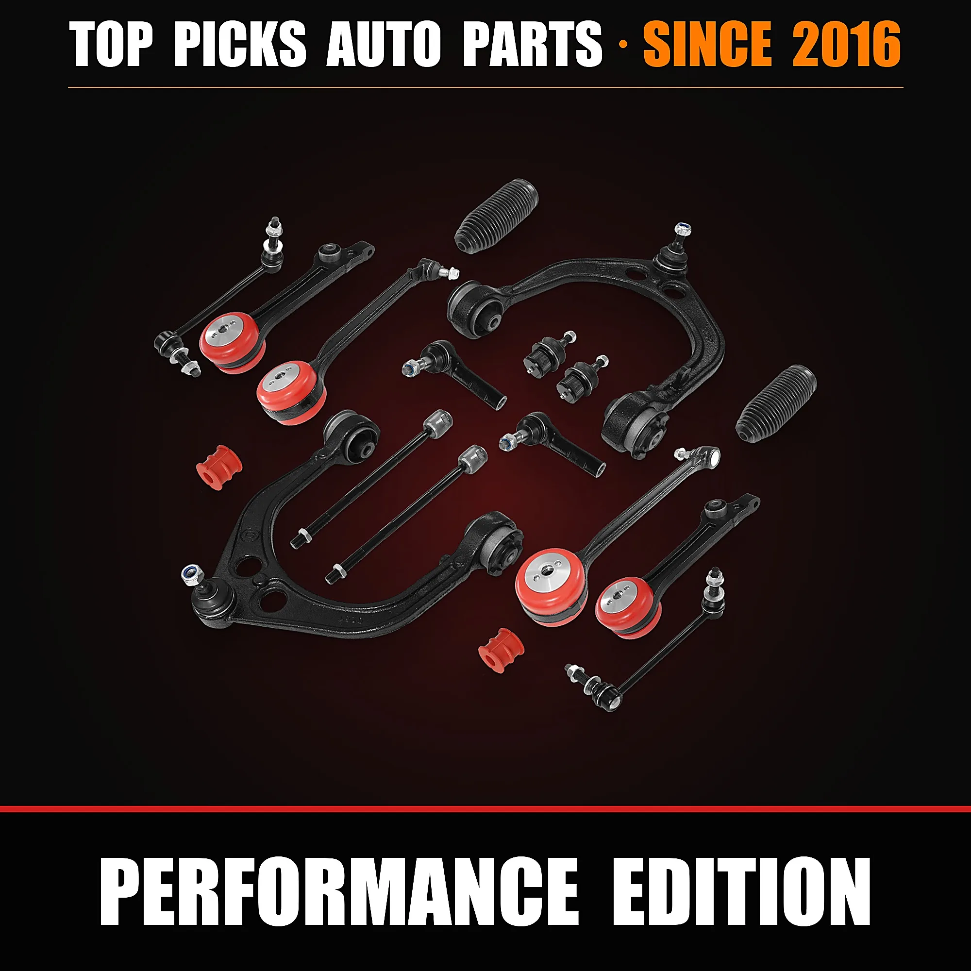 TOPICKSAP CARMKIT Performance Edition &middot; Red polyurethane control arm bushing kit