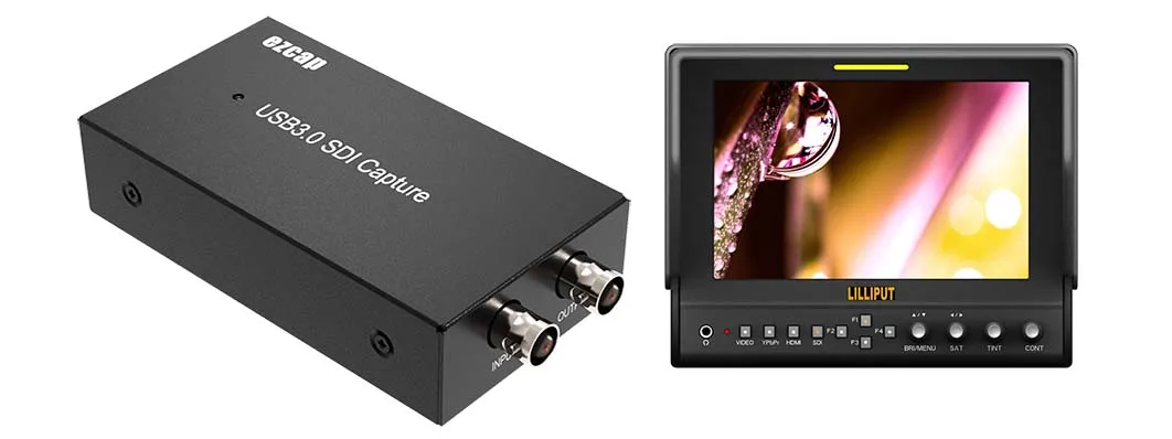 ezcap262 USB SDI Video Capture USB3.0 HD 1080P 60fps Video Record with SDI Out,Live Streaming for SDI Dome Camera,DVR etc