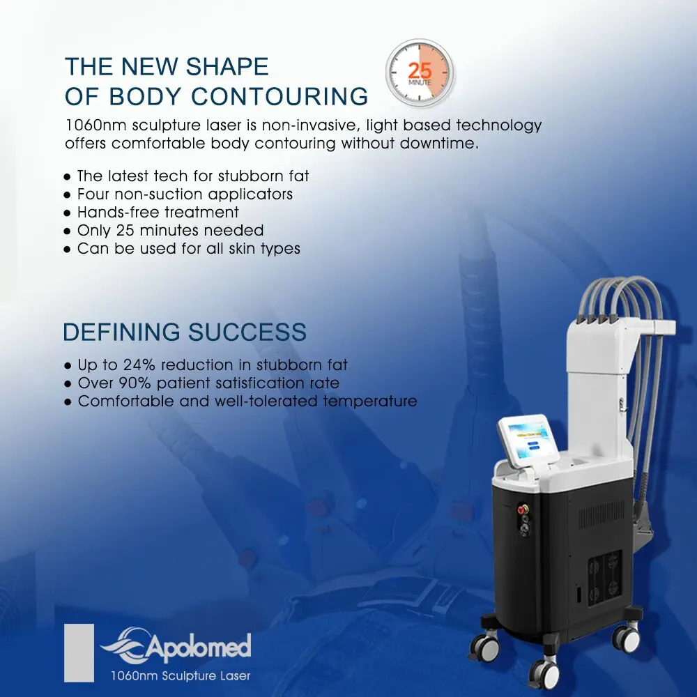 Body Slimming Diode Laser 1060nm Noninvasive Laser Body Sculpting