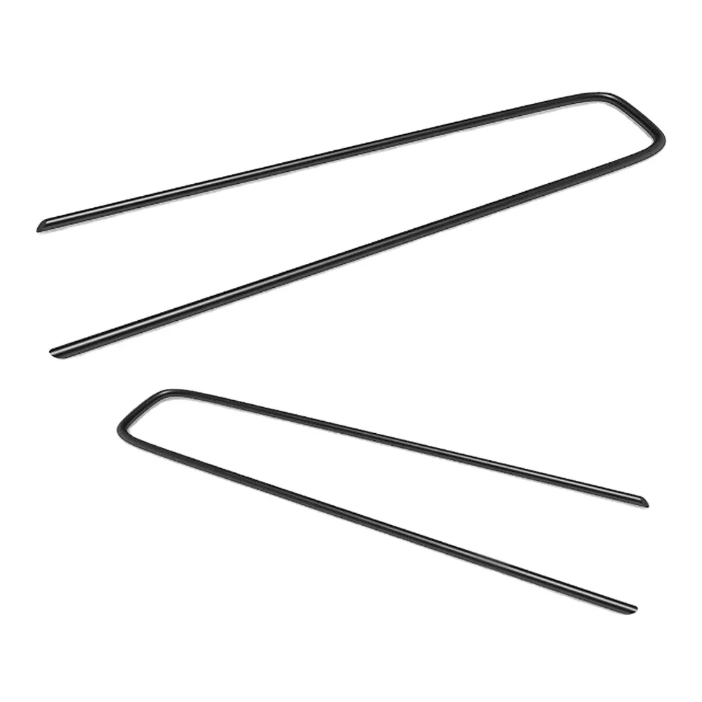 9 Gauge Green Galvanized Garden Staples Galvanized U-shaped Ground Pins ...