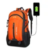 40L Lightweight Sport Climbing Travel Hiking Daypack Backpack with USB Charging Port