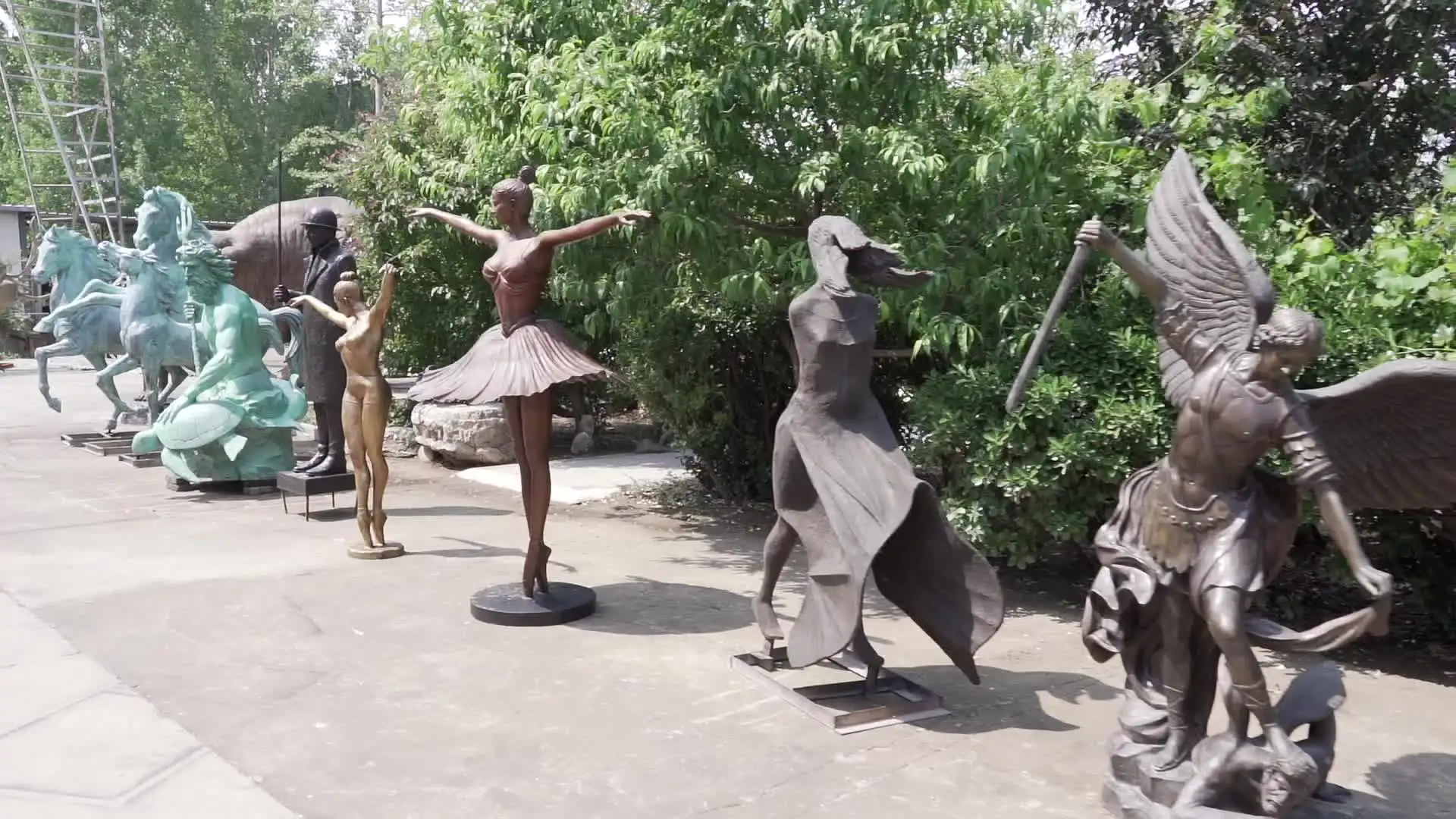 有名なモダンアートストリートブロンズ抽象彫刻| Alibaba.com