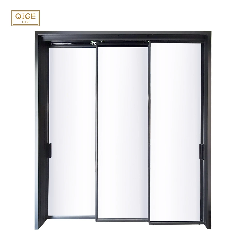 High Quality Modern Sliding Folding Glass Door Aluminium Frosted Glass
