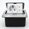 elegant design Europe style Fast and soft pop up floor box with EU socket and 2pin socket